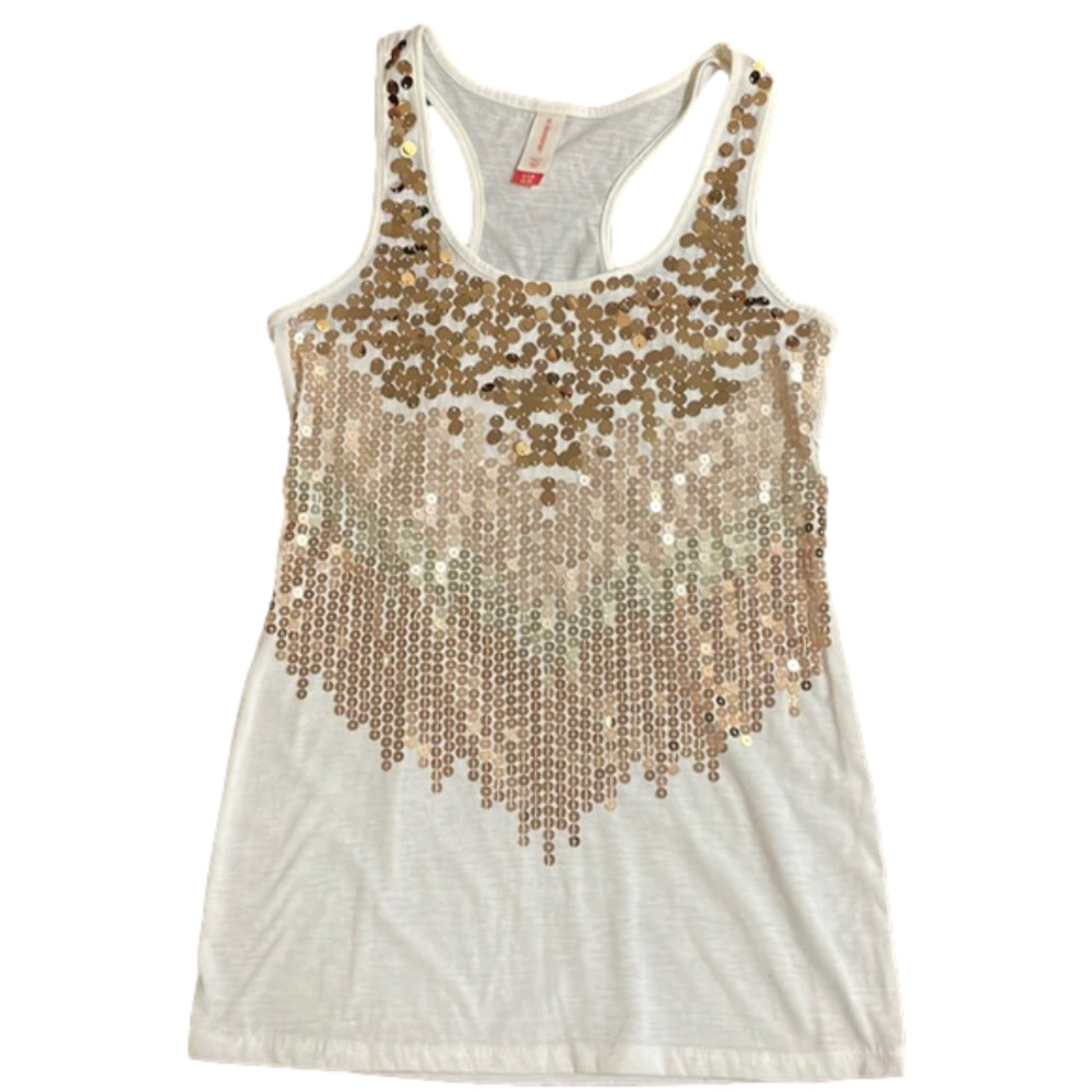 Sequin tank top size small